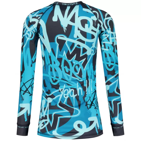  Női funkcionális termo t -póló hosszú ujjú prémium ALTISPORT VOJ/ALW054TER01 FEKETE -BLUE 