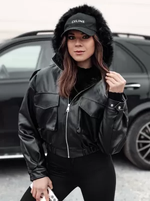 Női kabát DSTREET SOFTREBEL TY4762 FEKETE