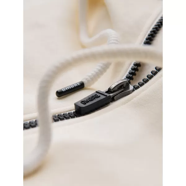  Férfi pulóver OMBRE OM-SSBZ-0178 KRÉM 