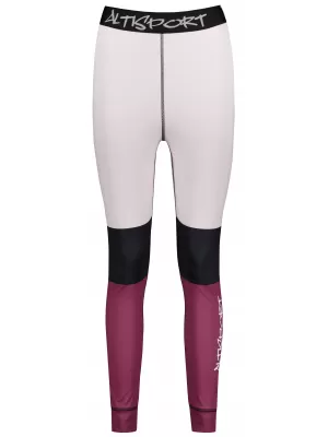 Női funkcionális termo nadrág prémium ALTISPORT VOJ/ALW051TER02 BURGUNDIA