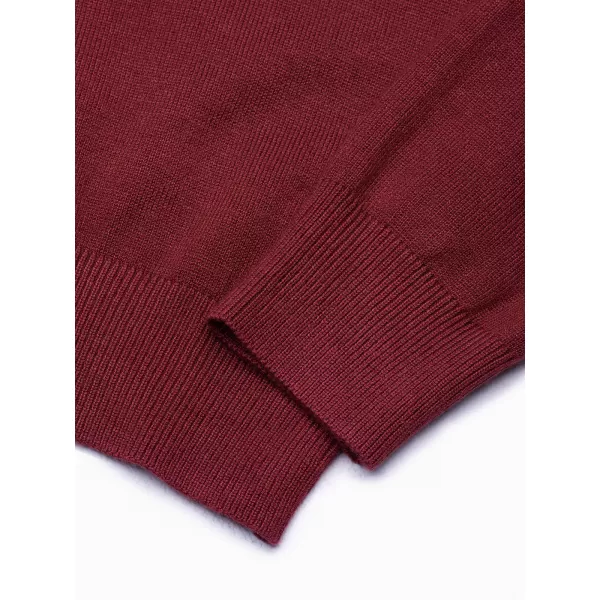  Férfi pulóver OMBRE OM-SWBS-0106 BURGUNDIA 