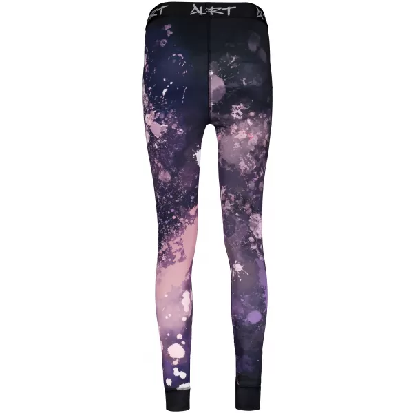  Női funkcionális termo nadrág prémium ALTISPORT VOJ/ALW055TER02 FEKETE -VIOLET 