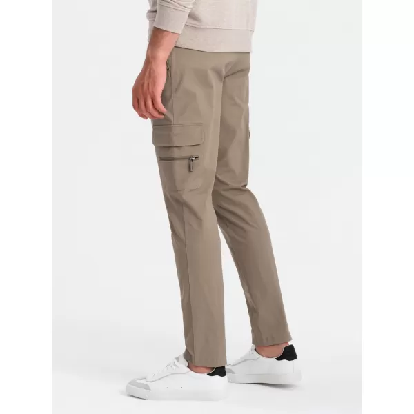 Nadrág OMBRE OM-PACG-0204 KHAKI 
