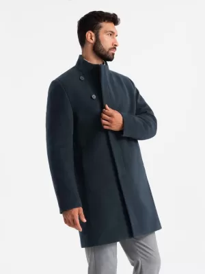 Férfi kabát OMBRE OM-COWC-0120 SÖTÉTKÉK
