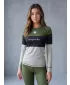 Női funkcionális termo t -póló hosszú ujjú prémium ALTISPORT VOJ/ALW051TER01 KHAKI