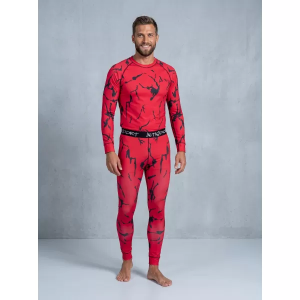  Férfi funkcionális termo nadrág prémium ALTISPORT VOJ/ALM052TER02 PIROS 