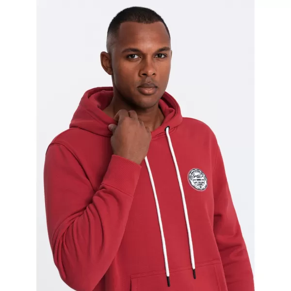  Férfi pulóver OMBRE OM-SSNZ-0144 PIROS 