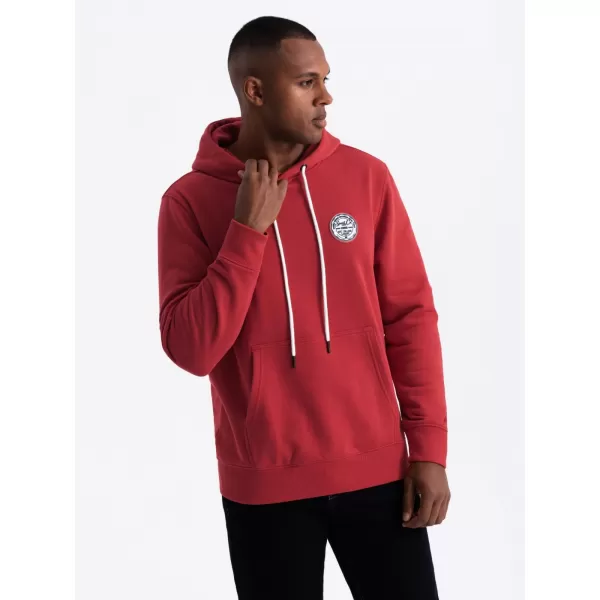  Férfi pulóver OMBRE OM-SSNZ-0144 PIROS 
