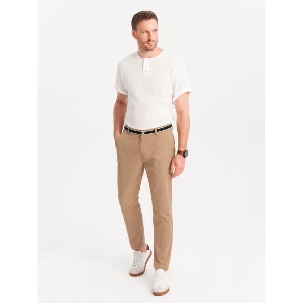  Nadrág OMBRE OM-PACP-0118 HOMOK 