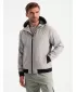 Kabát OMBRE OM-JANP-0149 SZÜRKE