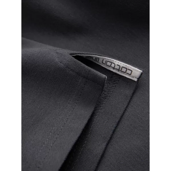  Mens t -phirt gallérral OMBRE OM-POBS-0100 GRAFIT 