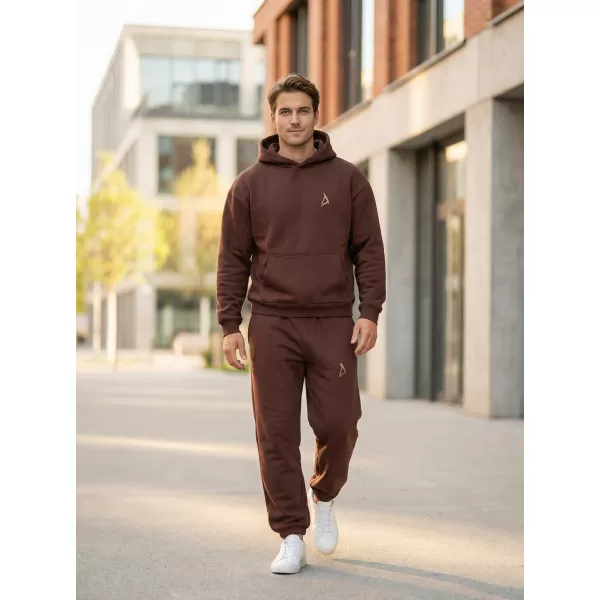  Férfi pulóver ALTISPORT BYB/ALM002BY284 CSOKOLÁDÉ 