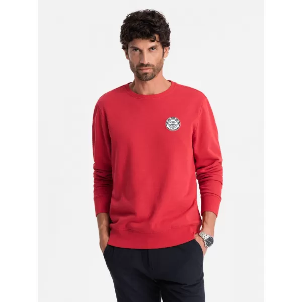  Férfi pulóver OMBRE OM-SSNZ-0134 PIROS 
