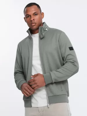 Kabát OMBRE OM-JANP-0154 KHAKI