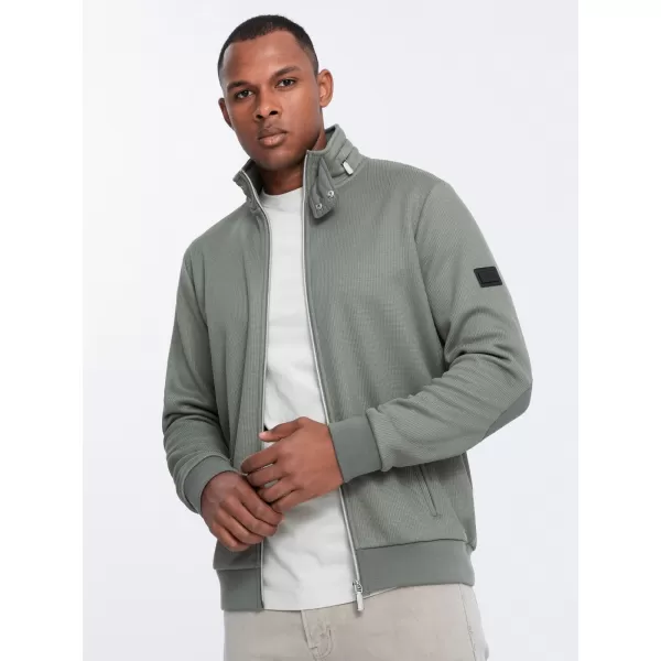  Kabát OMBRE OM-JANP-0154 KHAKI 