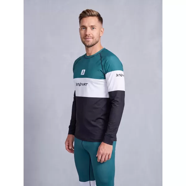  Férfi funkcionális termo nadrág prémium ALTISPORT VOJ/ALM051TER02 KEROZIN/FEKETE 