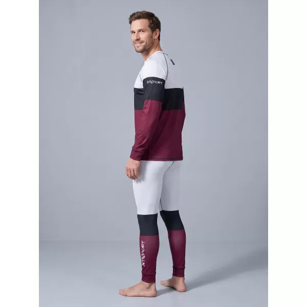  Férfi funkcionális termo nadrág prémium ALTISPORT VOJ/ALM051TER02 BURGUNDIA 