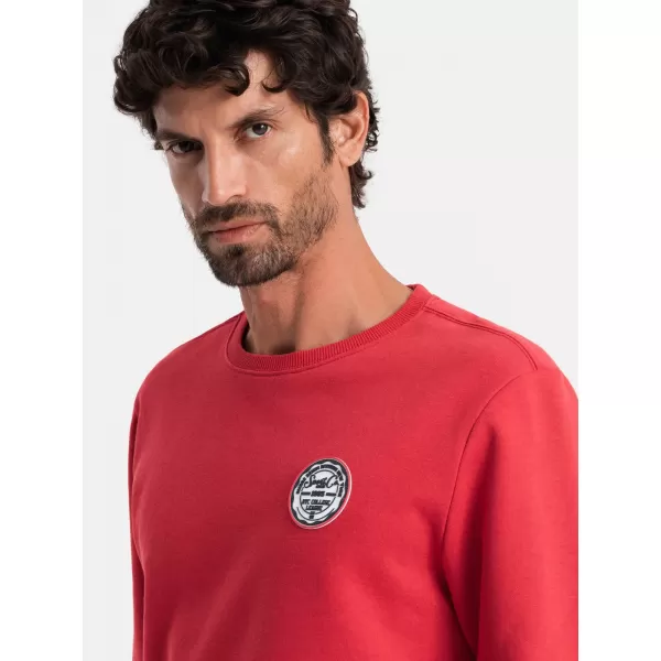  Férfi pulóver OMBRE OM-SSNZ-0134 PIROS 