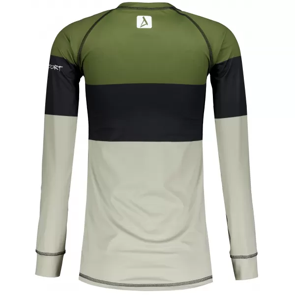 Női funkcionális termo t -póló hosszú ujjú prémium ALTISPORT VOJ/ALW051TER01 KHAKI 