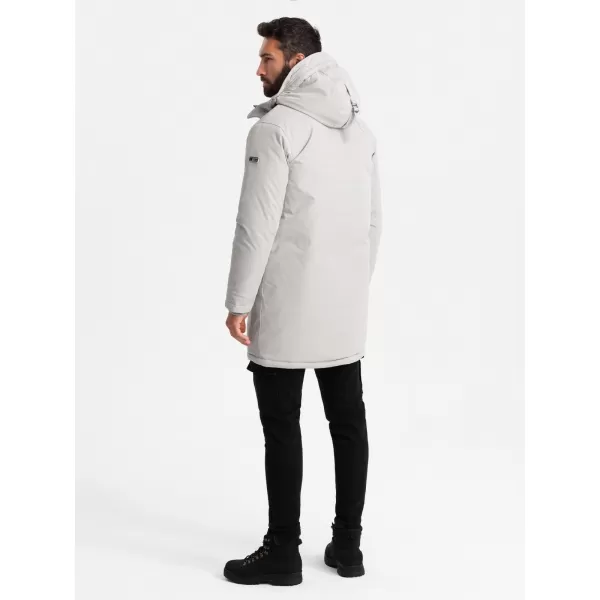  Kabát OMBRE OM-JALJ-0166 KRÉM 