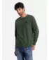 Férfi pulóver OMBRE OM-SSNZ-0136 SÖTÉTZÖLD