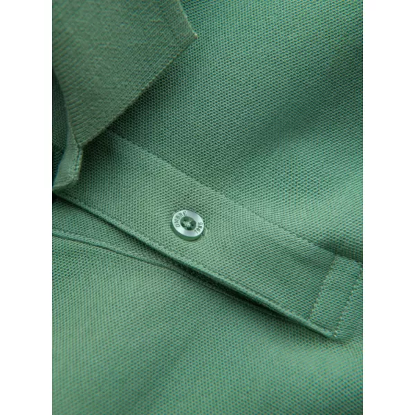  Mens t -phirt gallérral OMBRE OM-POBS-0100 ZÖLD 