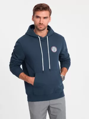 Férfi pulóver OMBRE OM-SSNZ-0144 SÖTÉTKÉK