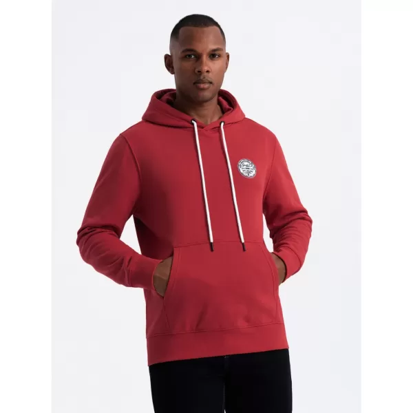  Férfi pulóver OMBRE OM-SSNZ-0144 PIROS 