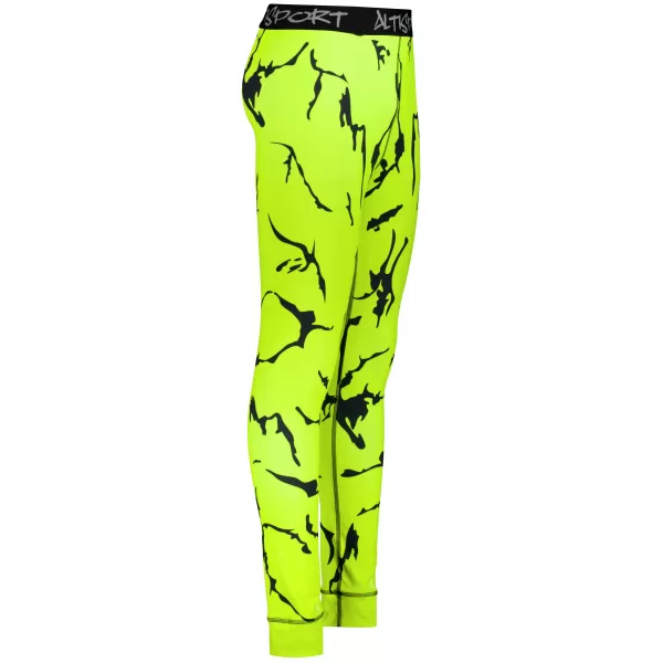  Férfi funkcionális termo nadrág prémium ALTISPORT VOJ/ALM052TER02 NEONZÖLD 