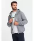 Kabát OMBRE OM-JANP-0136 SZÜRKE