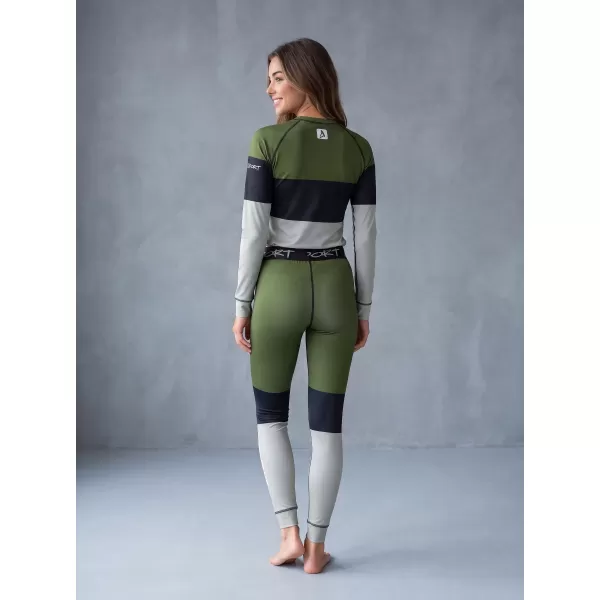  Női funkcionális termo nadrág prémium ALTISPORT VOJ/ALW051TER02 KHAKI 