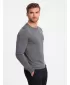 Férfi pulóver OMBRE OM-SWBS-0106 SZÜRKE MELANGE