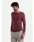 Férfi pulóver OMBRE OM-SWBS-0106 BURGUNDIA
