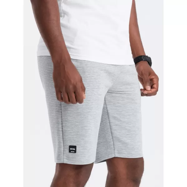  Rövidnadrág OMBRE OM-SRSK-0150 SZÜRKE 