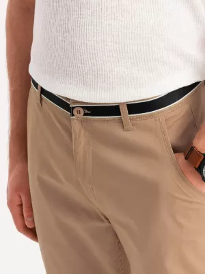 Nadrág OMBRE OM-PACP-0118 HOMOK