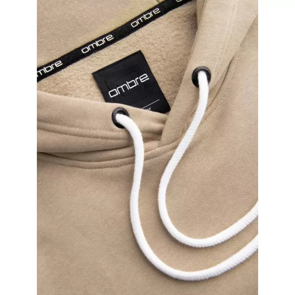  Férfi pulóver OMBRE OM-SSNZ-0144 HOMOK 