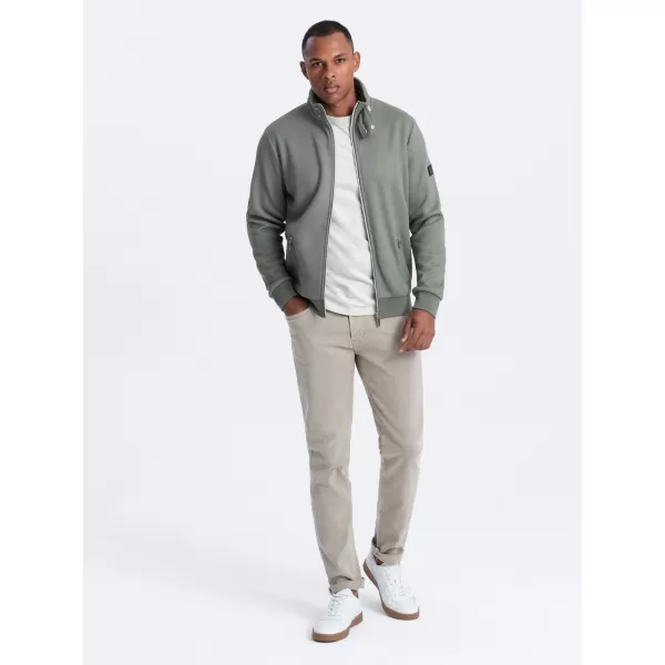  Kabát OMBRE OM-JANP-0154 KHAKI 