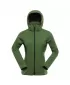 Női softshell dzseki ALPINE PRO HOORA LJCD590 ZÖLD
