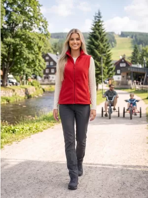 Unisex mellény gyapjú ALTISPORT NoPrint NP/ALU815 PIROS