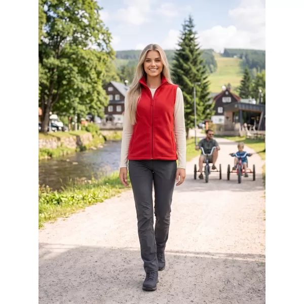  Unisex mellény gyapjú ALTISPORT NoPrint NP/ALU815 PIROS 
