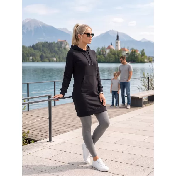  Hölgyek hosszúkás pulóvere ALTISPORT NoPrint NP/ALW914 FEKETE 