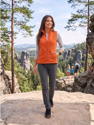 Unisex mellény gyapjú ALTISPORT NoPrint NP/ALU815 NARANCS