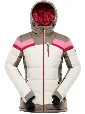 Női toll sítakabát ALPINE PRO FERERA LJCD656 TEJSZÍNES