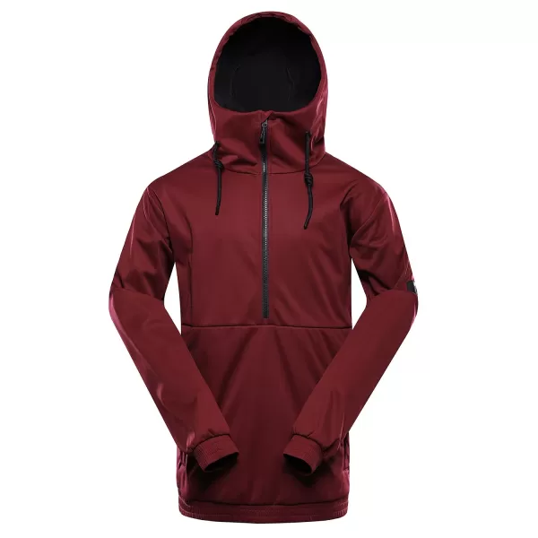  Férfi sí softshell dzseki ALPINE PRO JARG MJCD699 RÓZSASZÍNŰ FA 