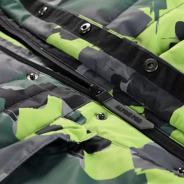  Kabát ALPINE PRO WERDO KJCD335 ZÖLD 