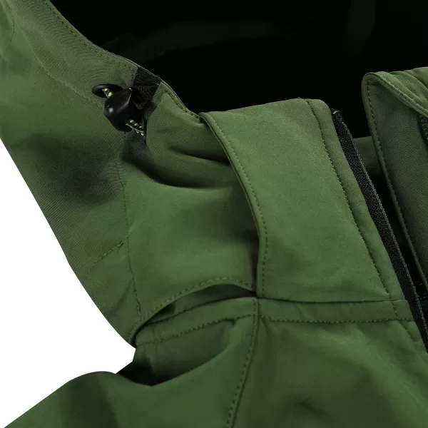  Női softshell dzseki ALPINE PRO HOORA LJCD590 ZÖLD 