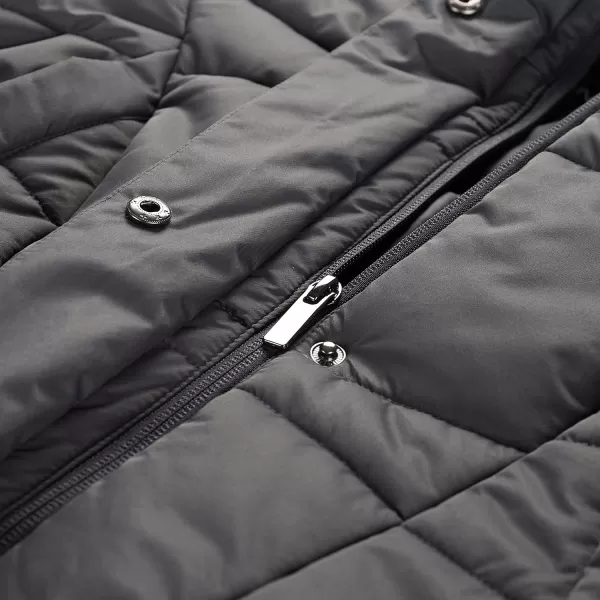  Kabát ALPINE PRO GOLENA LCTD231 SÖTÉTSZÜRKE 