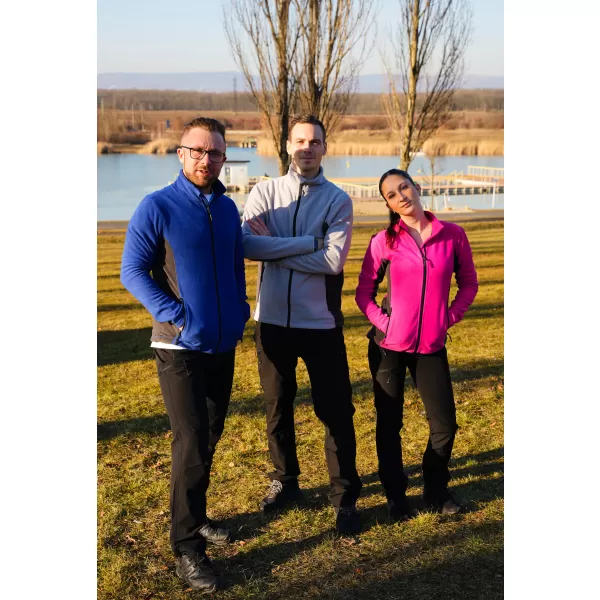  Férfi gyapjú pulóver ALTISPORT NoPrint NP/ALM725 VILÁGOSSZÜRKE 