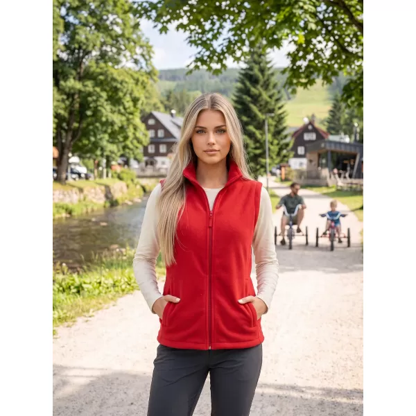  Unisex mellény gyapjú ALTISPORT NoPrint NP/ALU815 PIROS 