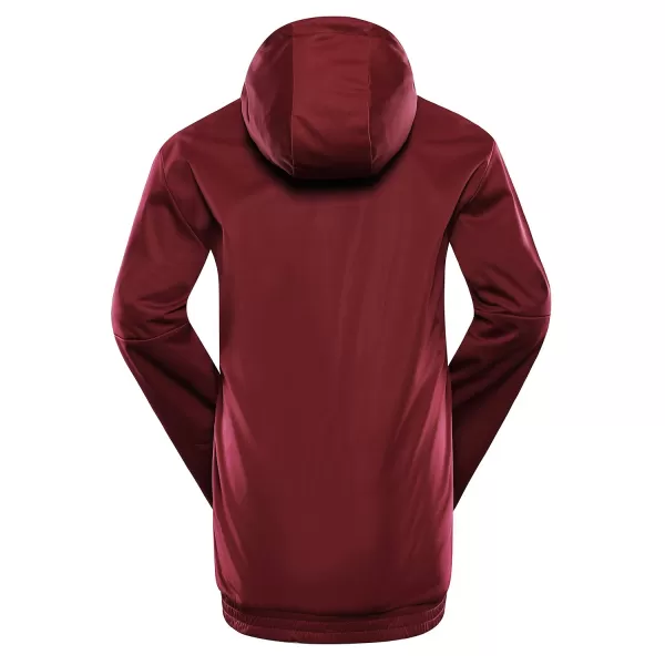  Férfi sí softshell dzseki ALPINE PRO JARG MJCD699 RÓZSASZÍNŰ FA 